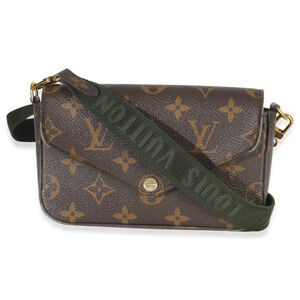 Louis Vuitton Kaki Monogram Canvas Felicie Strap & Go